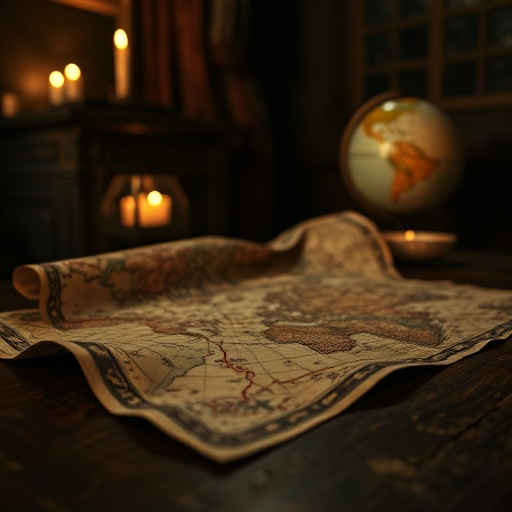 Unveiling Secrets: A Vintage Map Beckons Adventure