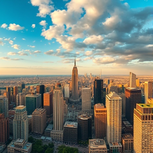 Empire State Soaring Above a Tranquil Cityscape