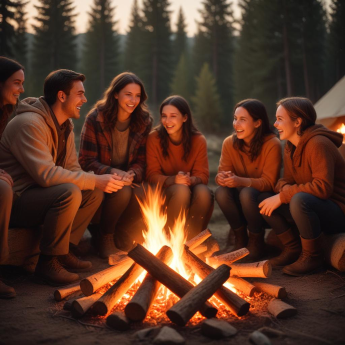 Campfire Tales: Where Laughter Meets Mystery