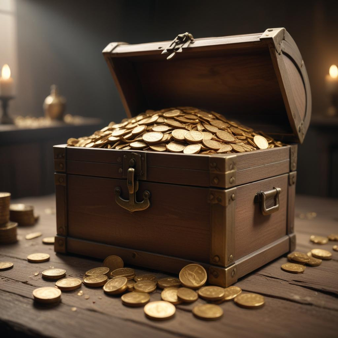 Unveiling the Riches: A Treasure Chest Beckons