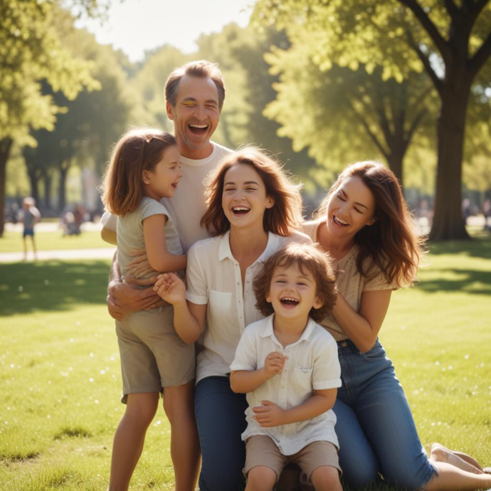 Sun-Kissed Smiles and Family Fun in the Park