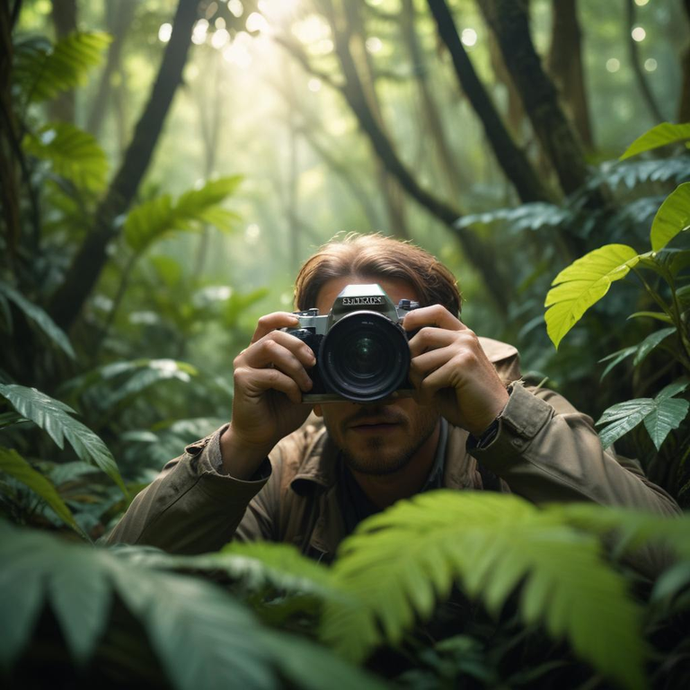 Capturing the Unseen: A Moment of Mystery in the Forest