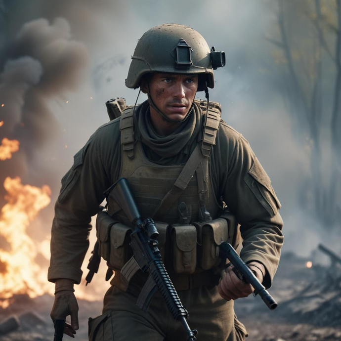 Through the Inferno: A Soldier’s Gritty Journey