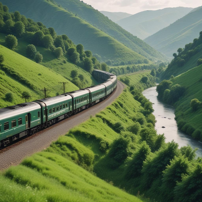 A Train Through Emerald Hills: Where Tranquility Meets Adventure