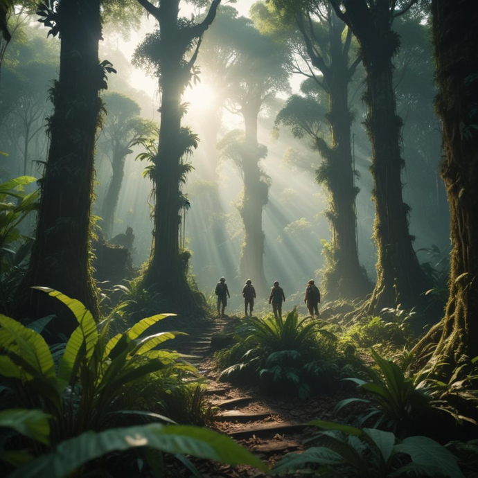 Lost in the Emerald Embrace: A Mystical Journey Through the Rainforest