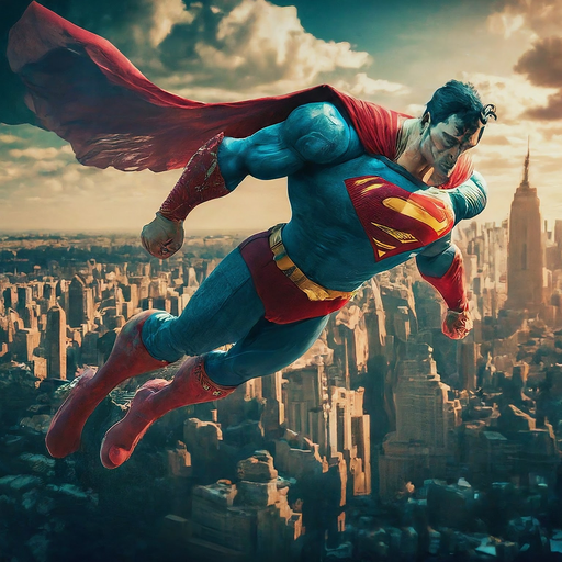 Superman Soars Above the City in Epic Display of Power