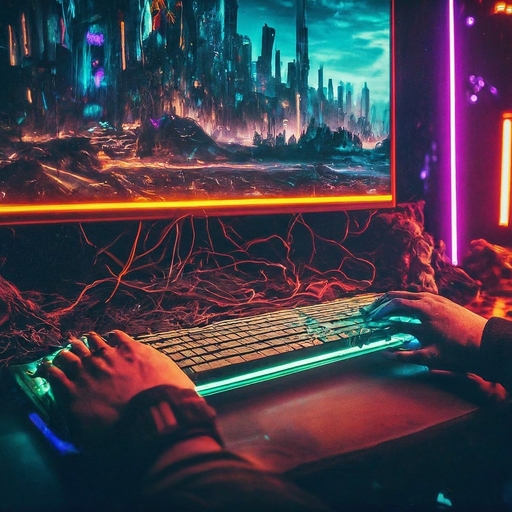 Neon Fingers: A Cyberpunk Dream in the Making