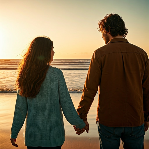 Sunset Romance on the Beach