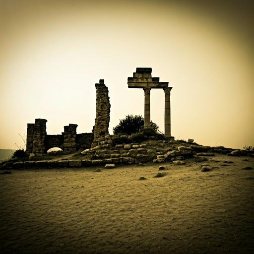 Whispers of a Forgotten Past: Ruins in the Desert Sun