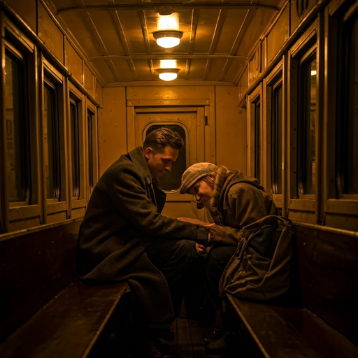 A Moment of Intimacy and Mystery on a Night Train