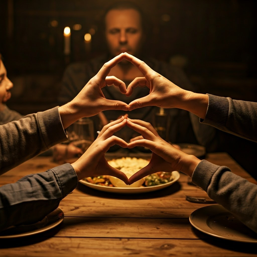 Love is Served: A Heartfelt Moment Captured