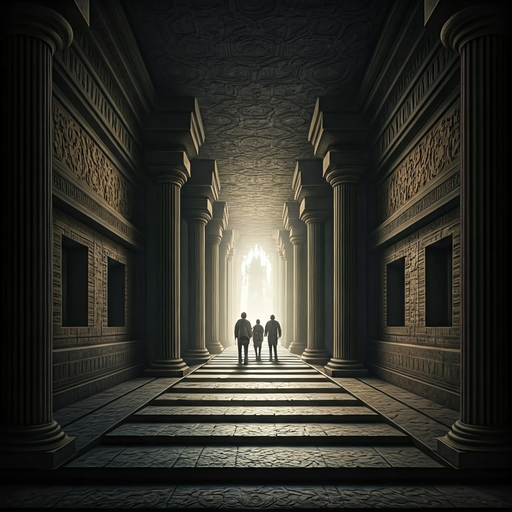 Shadows and Light: A Journey of Hope in Ancient Halls