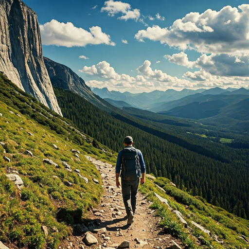 A Hiker’s Journey: Finding Serenity in the Vastness of Nature