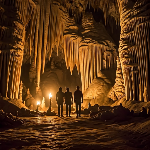 Silhouettes of Adventure: Unveiling the Mystery of the Cave