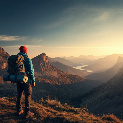 A Moment of Tranquility on the Mountaintop