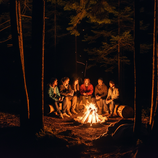 Campfire Tales: A Cozy Gathering Under the Stars