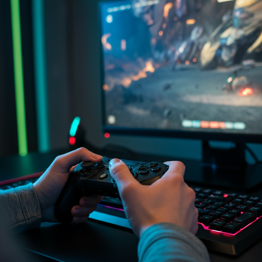 The Hands of a Gamer: Immersed in the Action