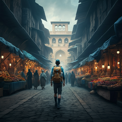 Lost in the Mist: A Traveler’s Journey Through a Mystical Market