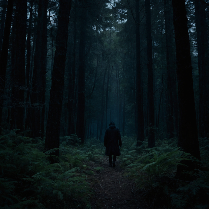 Lost in the Shadows: A Haunting Walk Through the Woods