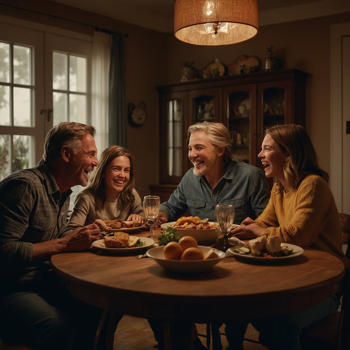 The Joy of Family Meals: A Moment of Warmth and Togetherness