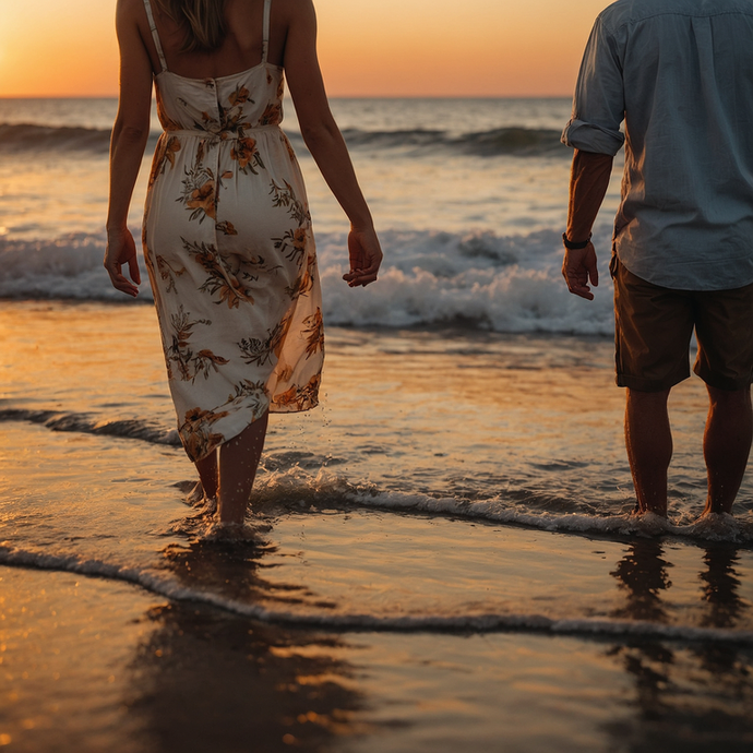 Sunset Romance on the Beach