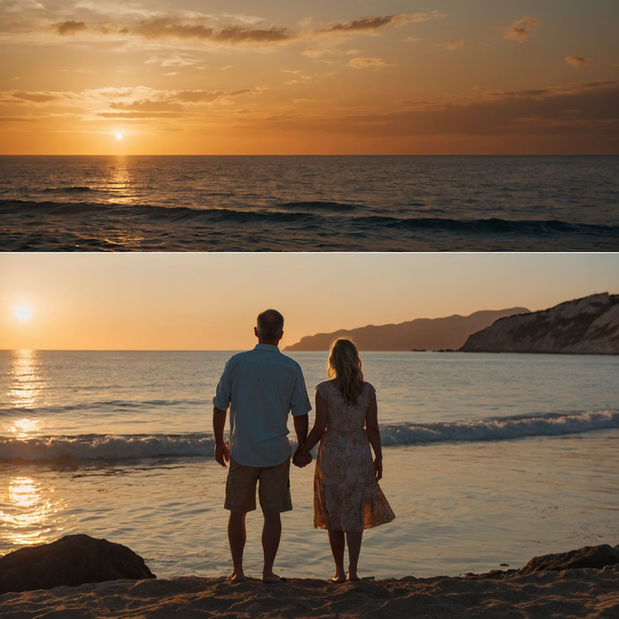 Sunset Romance on the Beach