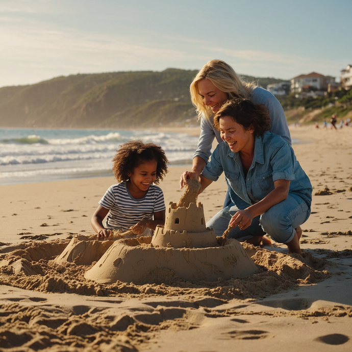 Sun-Kissed Smiles and Sandcastle Dreams: A Family’s Beach Day Delight