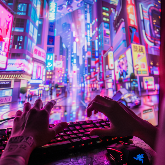 Neon City Dreams: Where Digital Art Meets Reality