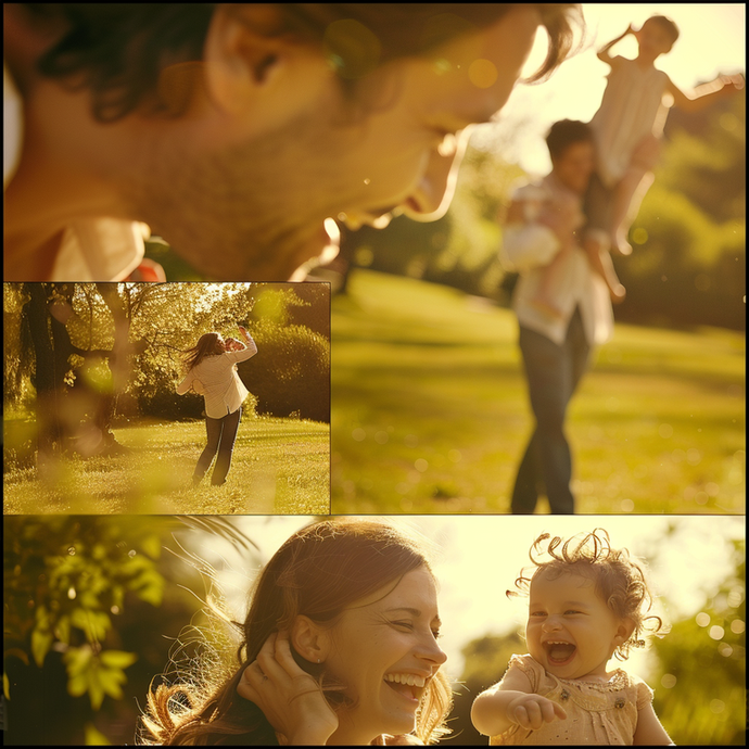 A Collage of Joy: Capturing Family Moments in the Park