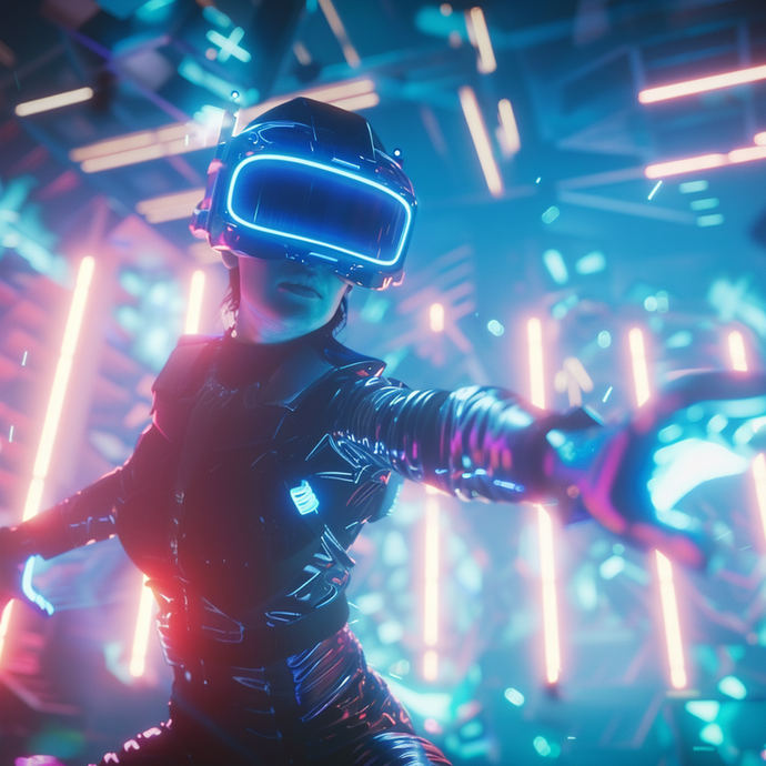 Lost in the Neon Maze: A Cyberpunk Dream