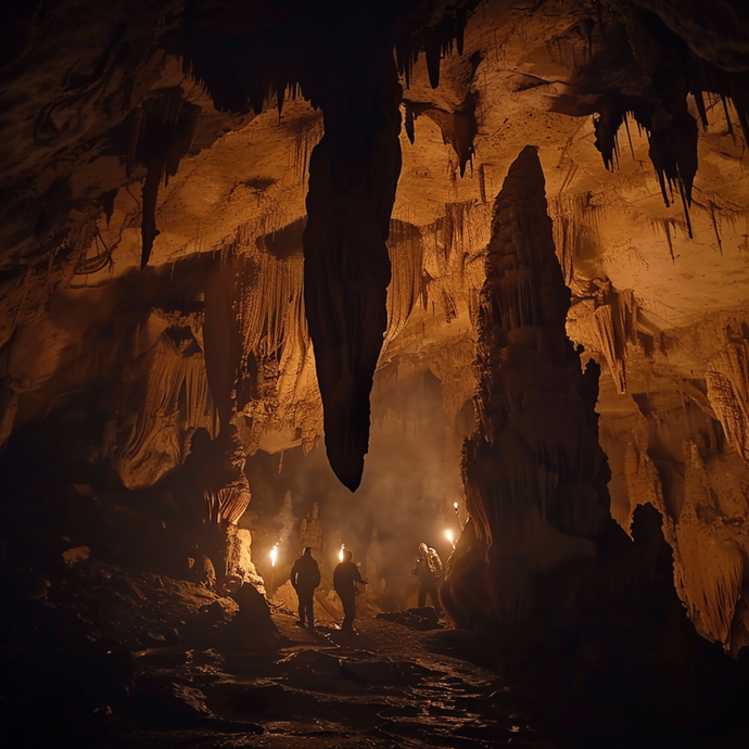 Lost in the Glow: Exploring a Cave of Shadows and Wonder