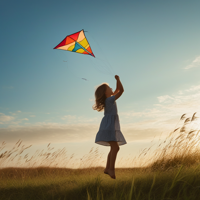 A Moment of Pure Joy: Kite Flying in a Field of Dreams