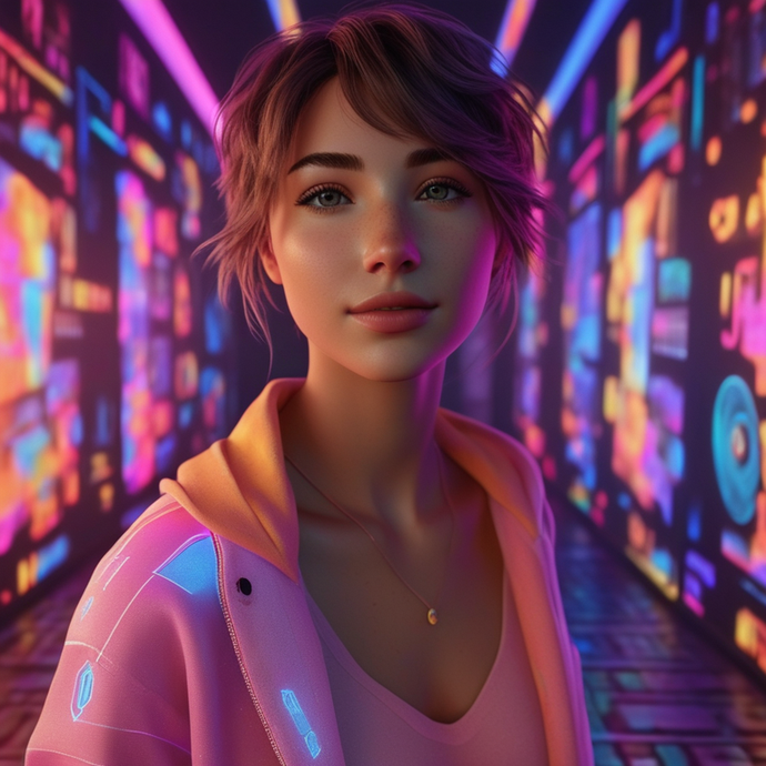 Neon Dreams: A Futuristic Escape