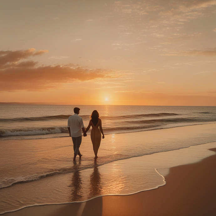 Sunset Romance: A Silhouette of Love