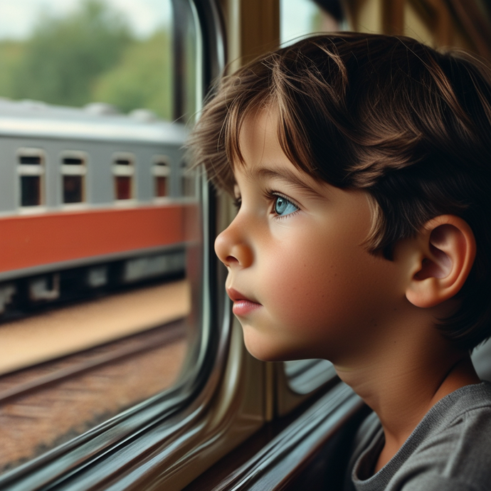 A Moment of Wonder: A Boy’s Train Journey