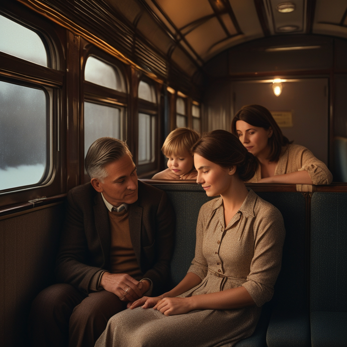 A Family’s Journey: Nostalgia, Hope, and Intimate Moments on a Train