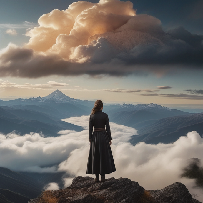 Lost in the Majesty: A Woman Contemplates the Vastness