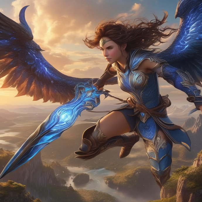 Soaring Through Fantasy: A Warrior’s Epic Journey