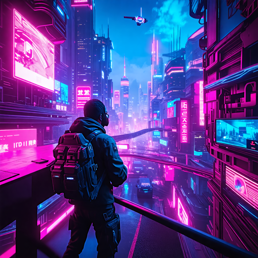 Lost in the Neon Labyrinth