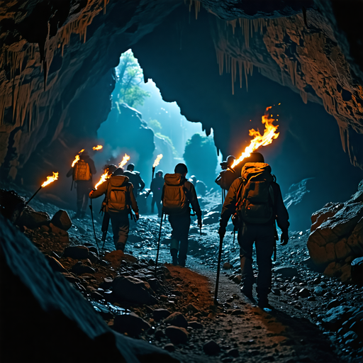 Lost in the Shadows: A Journey Through a Mysterious Cave