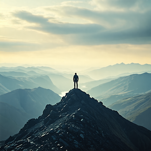 A Moment of Solitude on the Mountaintop