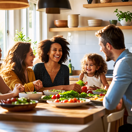 Laughter and Love Fill the Kitchen