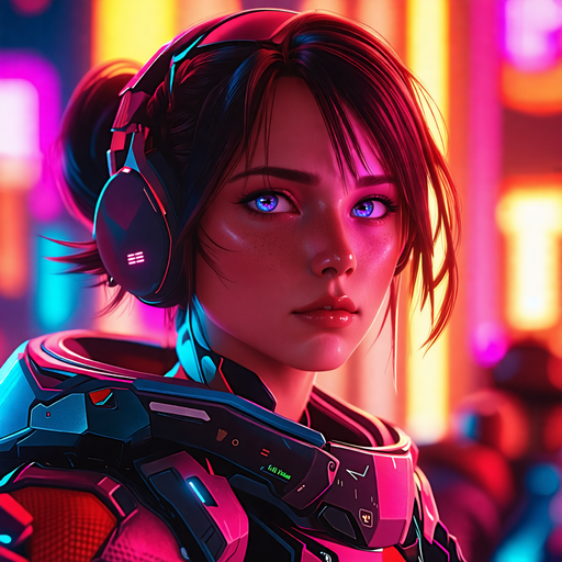 Into the Neon Night: A Glimpse into the Future