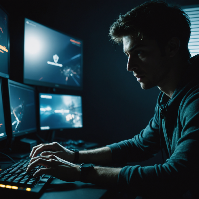 In the Shadows of the Screen: A Hacker’s Focus