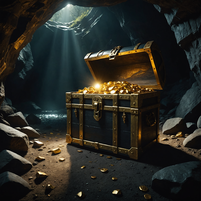 Golden Treasure Beckons in Mysterious Cave