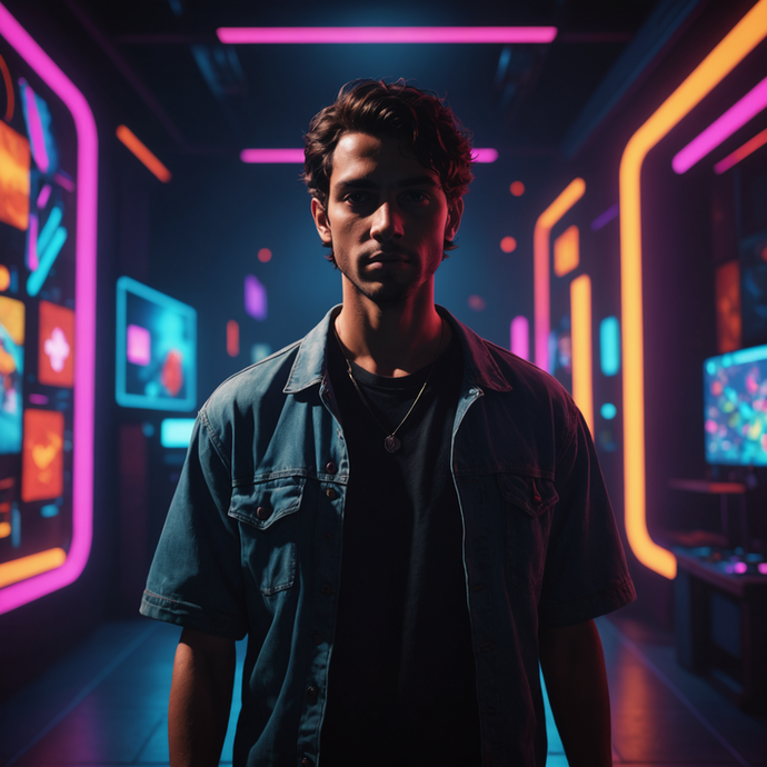 Lost in the Neon Labyrinth