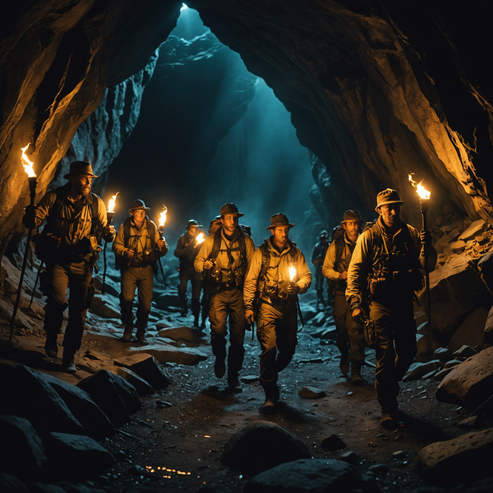 Into the Shadows: Explorers Brave the Unknown