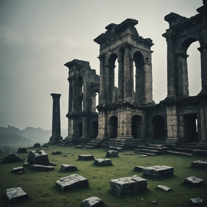 Whispers of Time: A Melancholic Journey Through Ancient Ruins