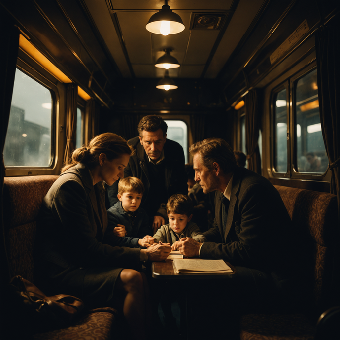 A Family’s Journey: Intimacy and Mystery on a Train