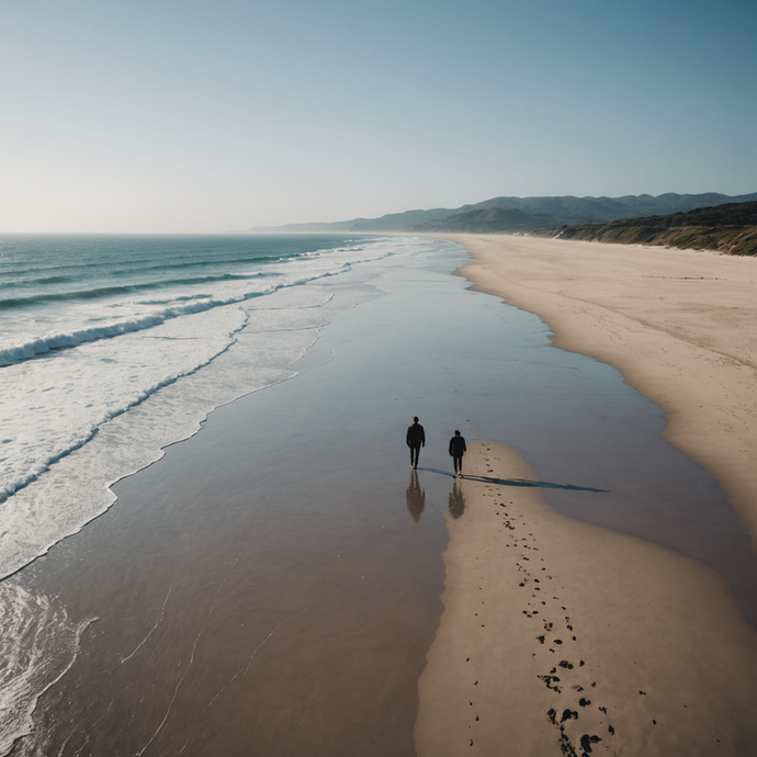 Two Souls, One Beach, Endless Serenity